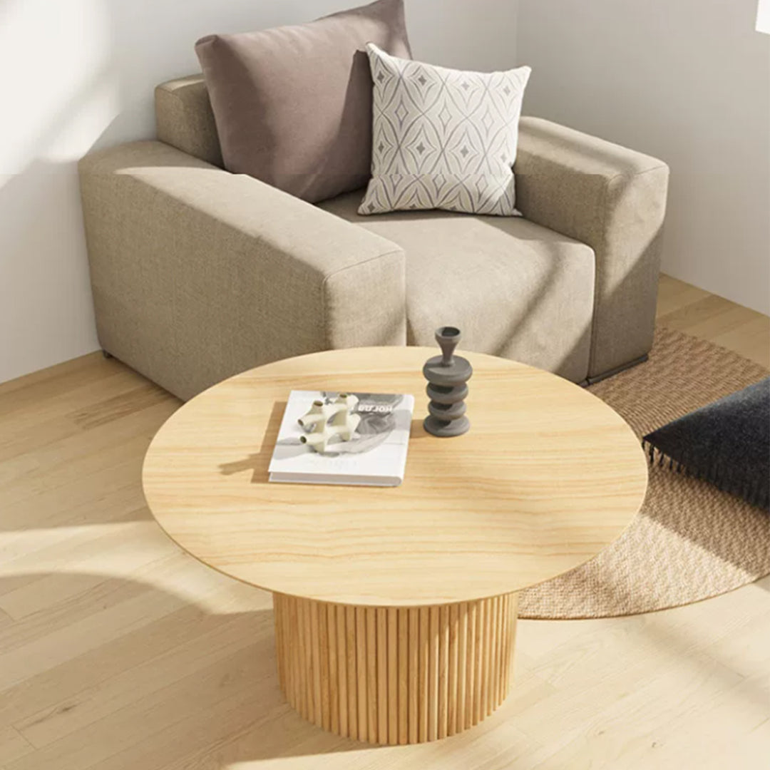 MAS-4189 Masdio Japandi Solid Wood Coffee Table Masdio