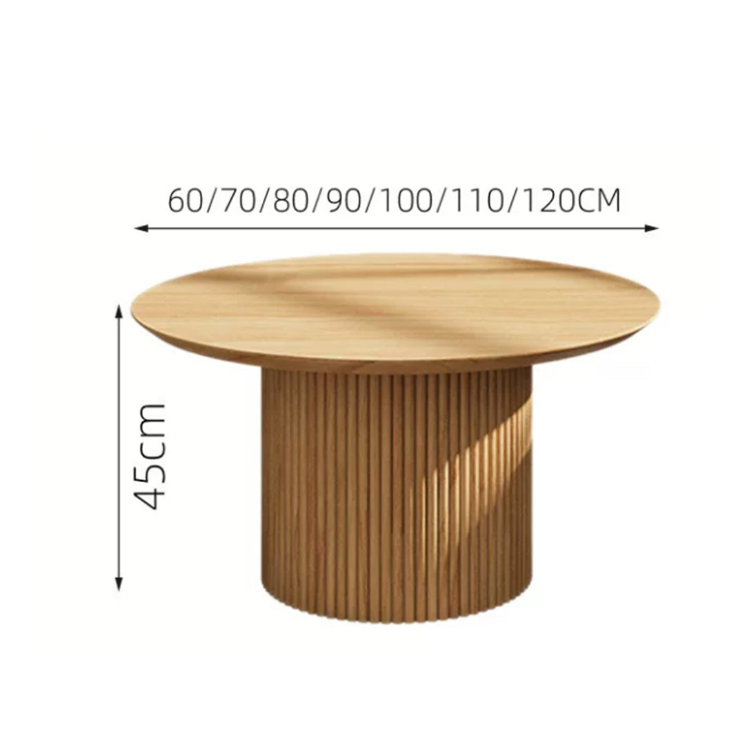 MAS-4189 Masdio Japandi Solid Wood Coffee Table Masdio