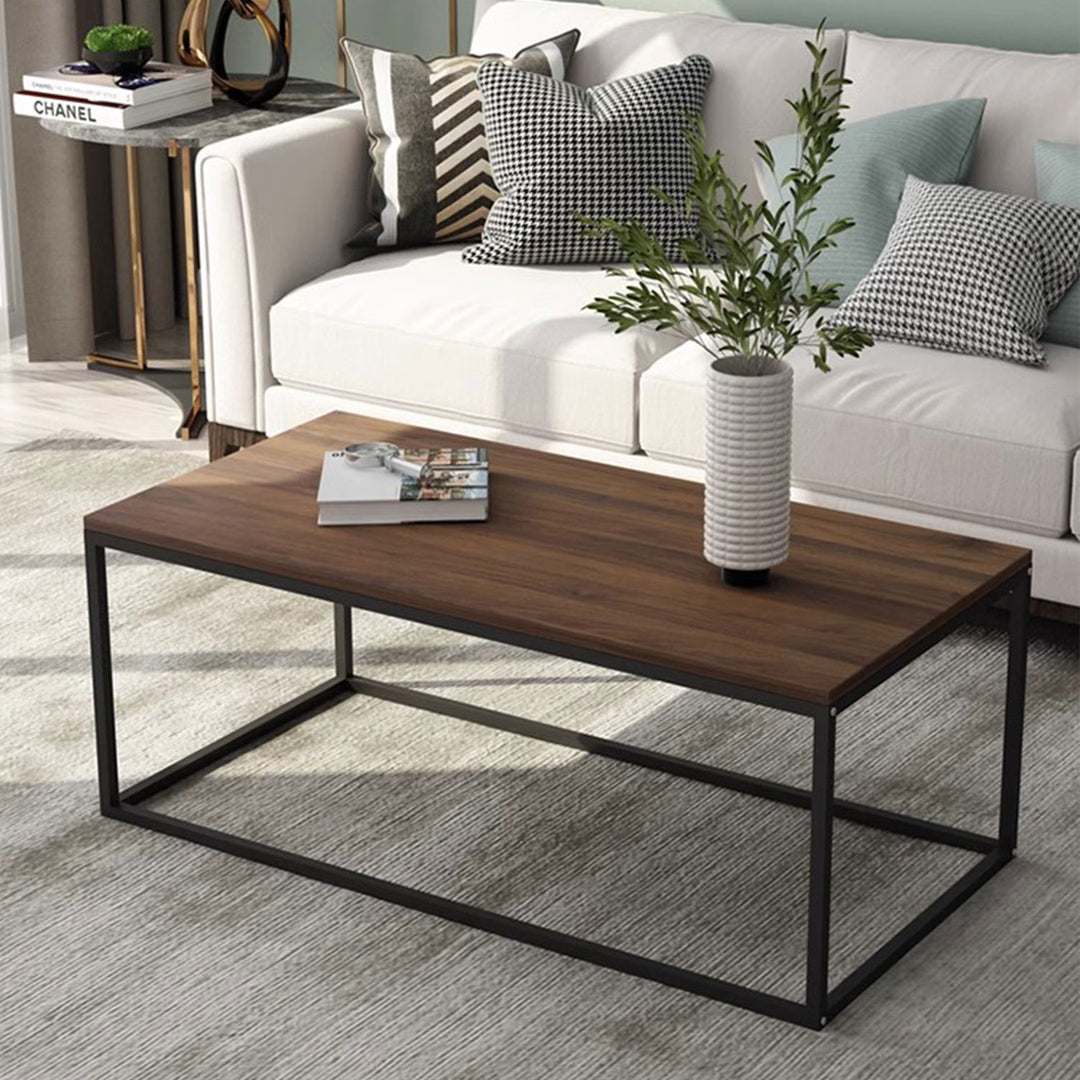 MAS-1388 Masdio Marble and Steel Minimalist Coffee Table