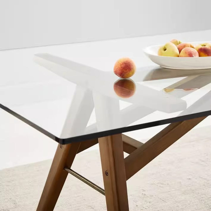 MAS-1360 Masdio Mixed Element Solid Wood Dining Table Masdio