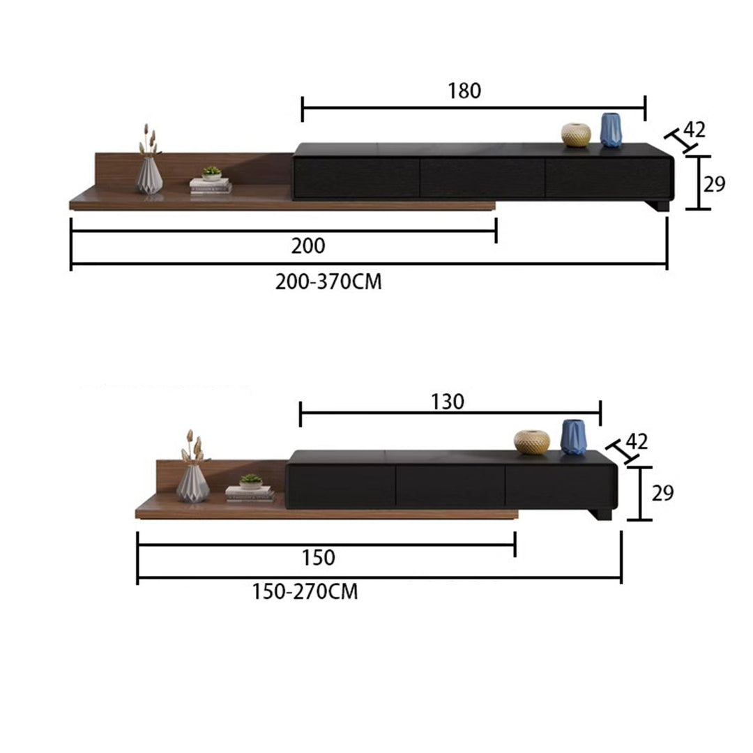 MAS-1598 Masdio Modern Japanese Style Wooden TV Console