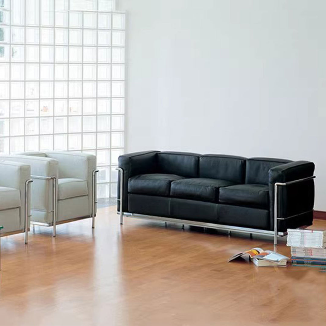 Modern Leather Sofa Present Them