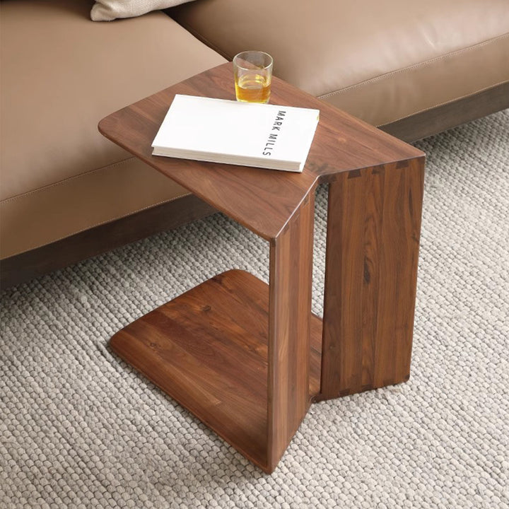 North American Ash Wood End Table Masdio