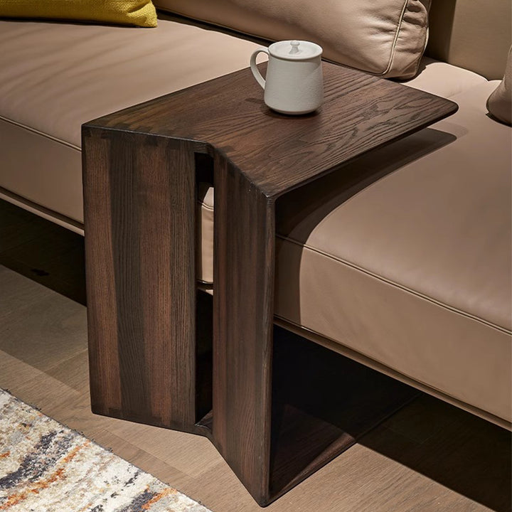 North American Ash Wood End Table Masdio