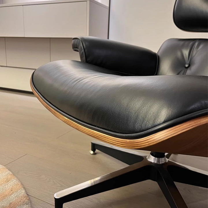 Ottoman-Enhanced Leather Lounge Seating Present Them