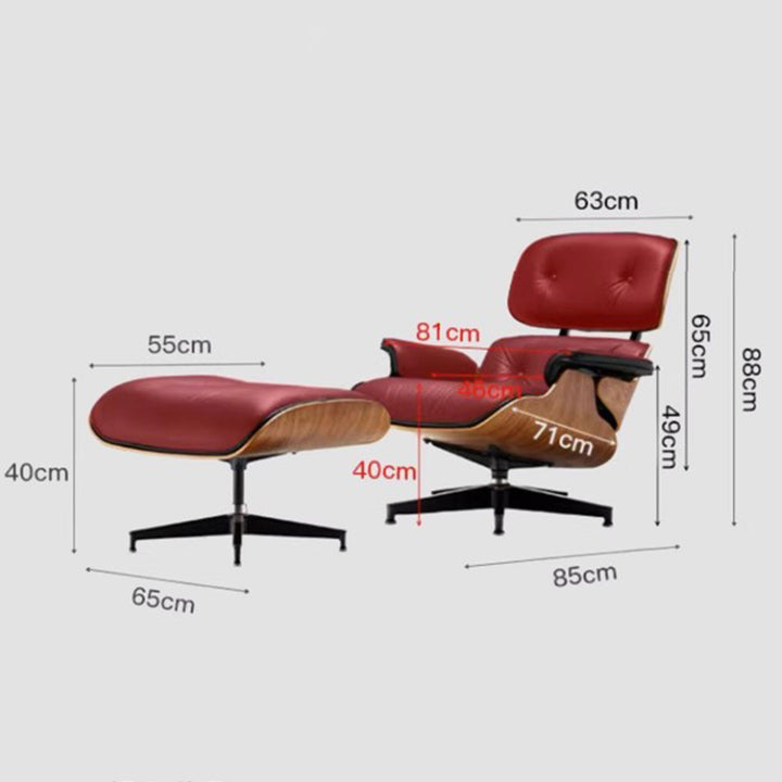 Ottoman-Enhanced Leather Lounge Seating Present Them