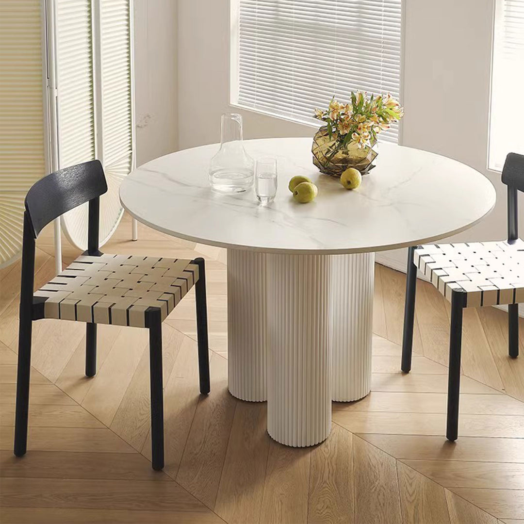 Solid Wood Round Dining Table