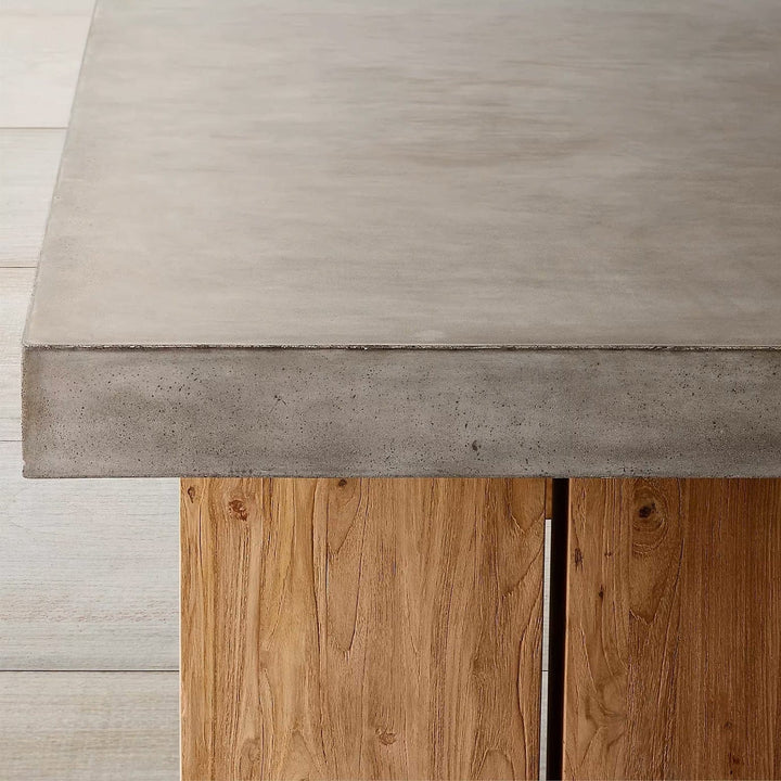 Masdio Solid and Stately: The Miller Concrete Dining Table