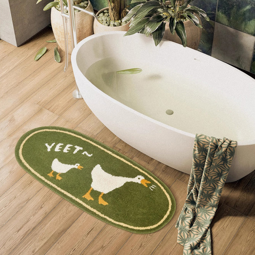 MAS-1203 Masdio Quirky "DUCK YEET" Rug Present Them