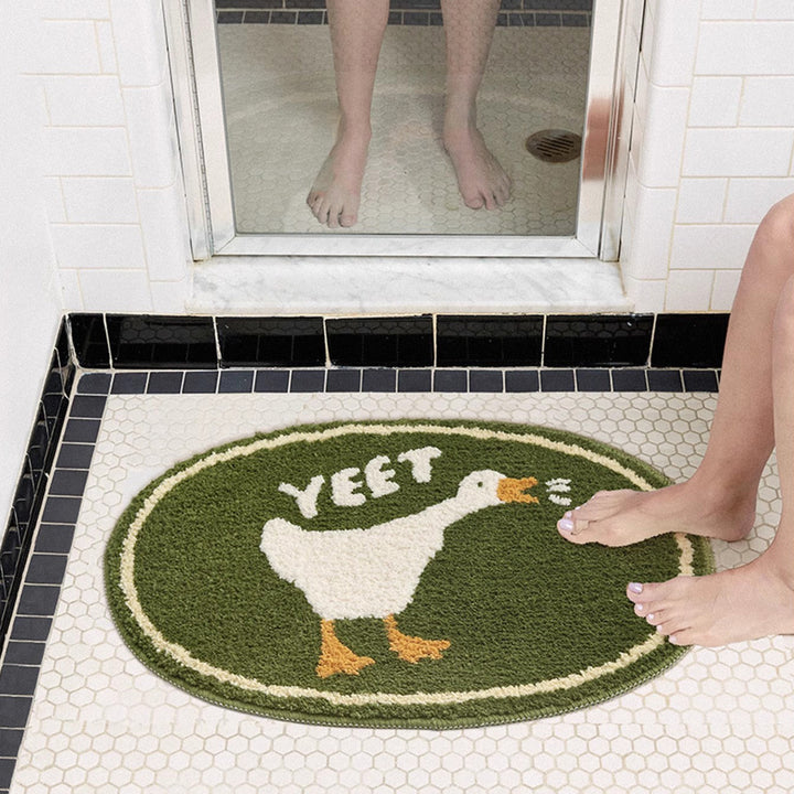 MAS-1203 Masdio Quirky "DUCK YEET" Rug Present Them