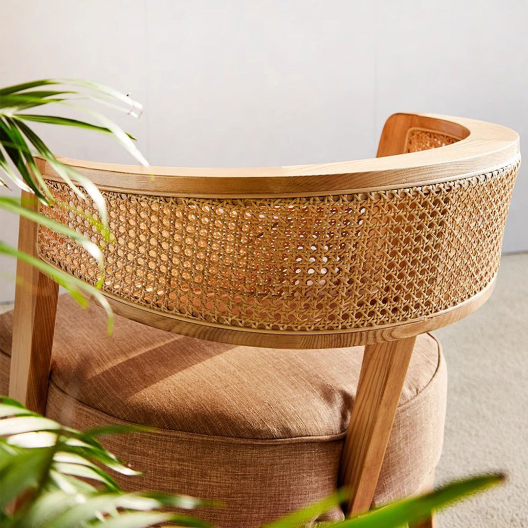 MAS-1419 Masdio Rattan-Inspired Armchair for Modern Charm