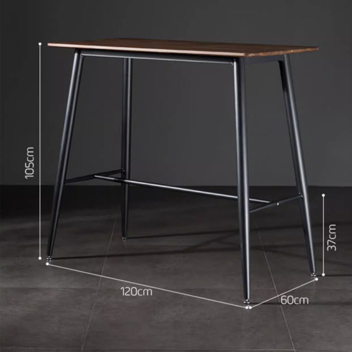 MAS-1315 Madio Rustic Industrial Bar Table