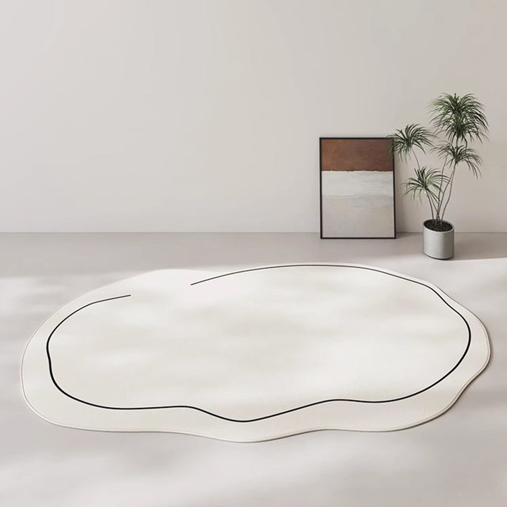 MAS-1221 Masdio Sleek Round Rug Present Them