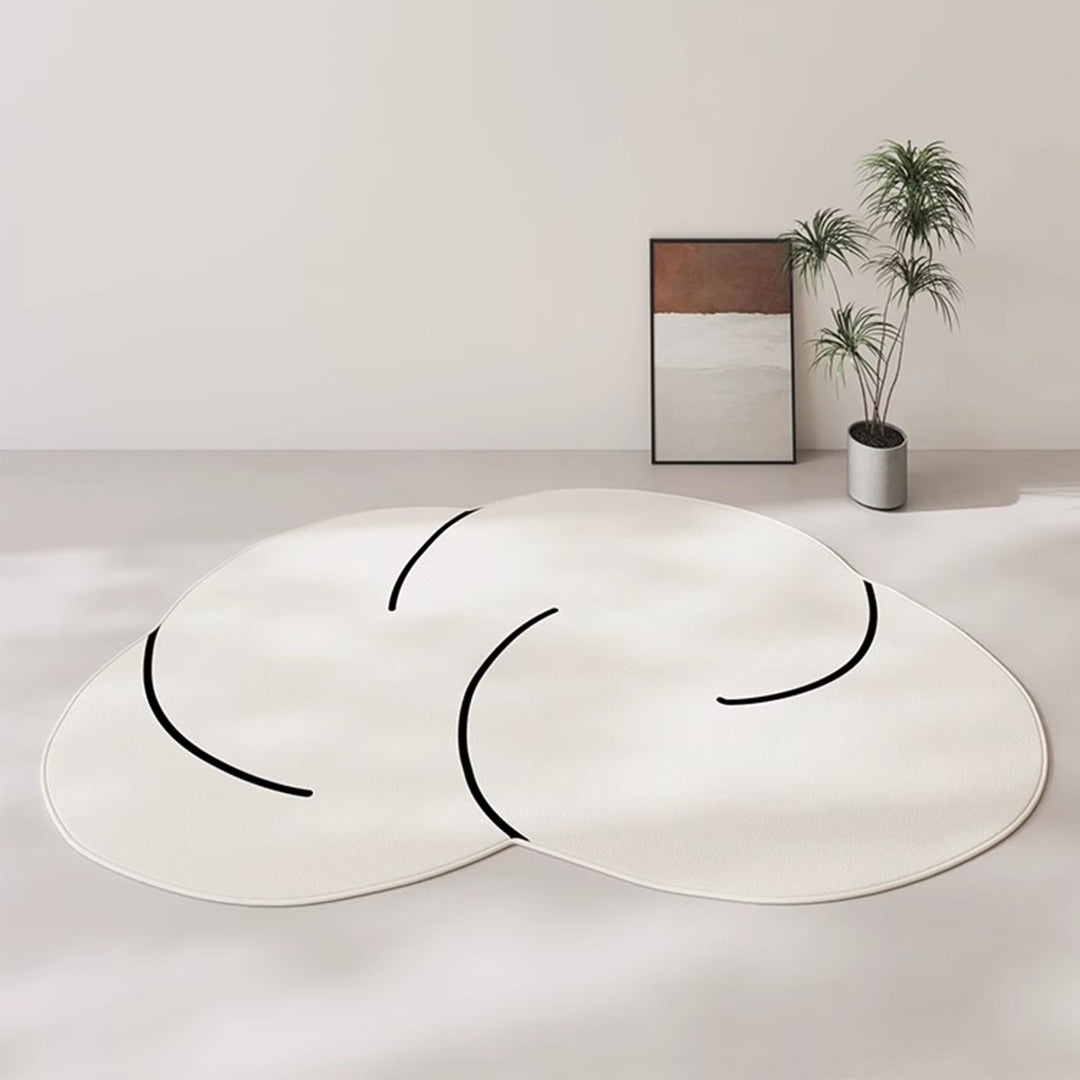 MAS-1221 Masdio Sleek Round Rug Present Them