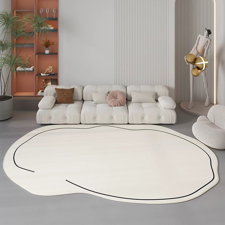 MAS-1221 Masdio Sleek Round Rug Present Them