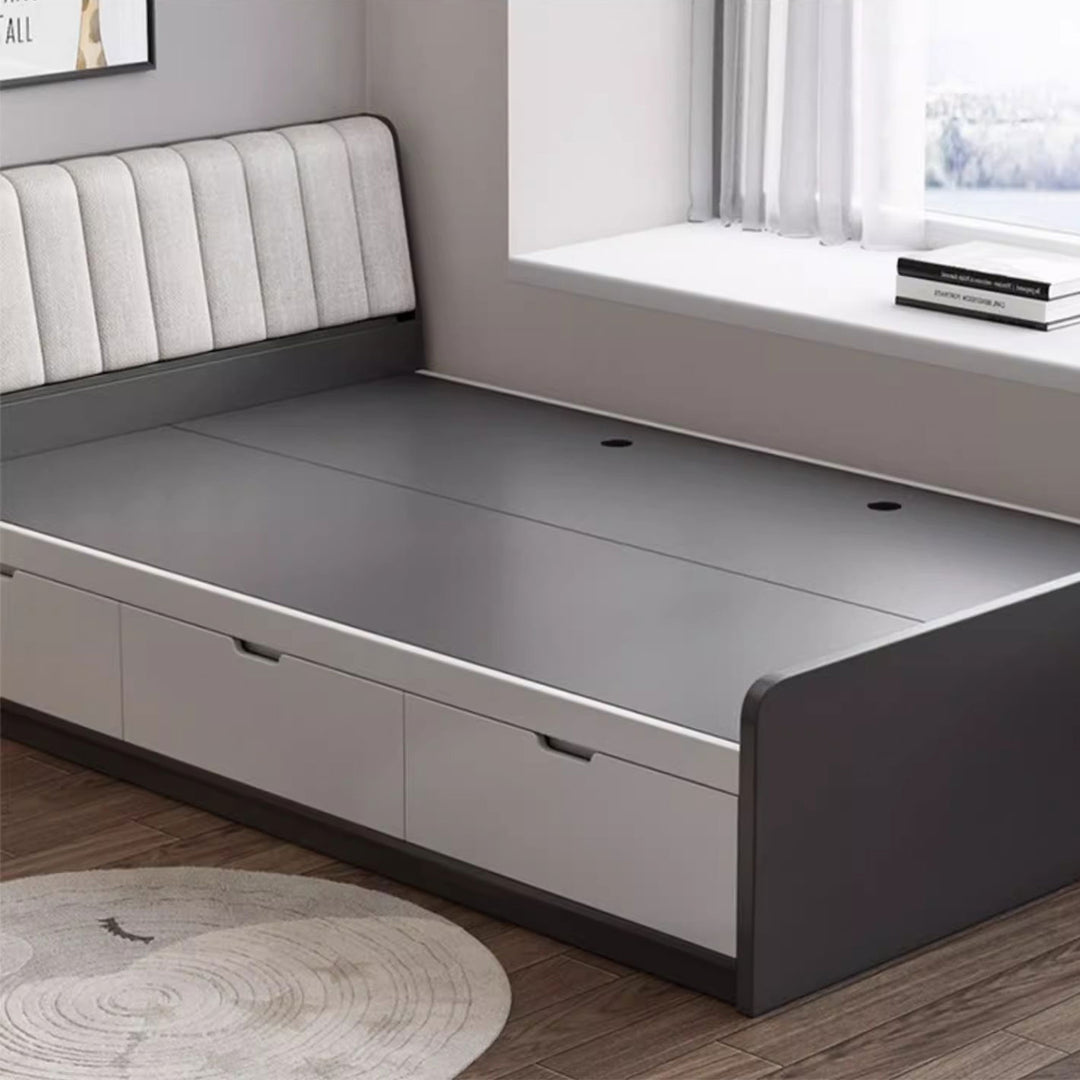 Sleek and Functional Storage Bedframe Present Them