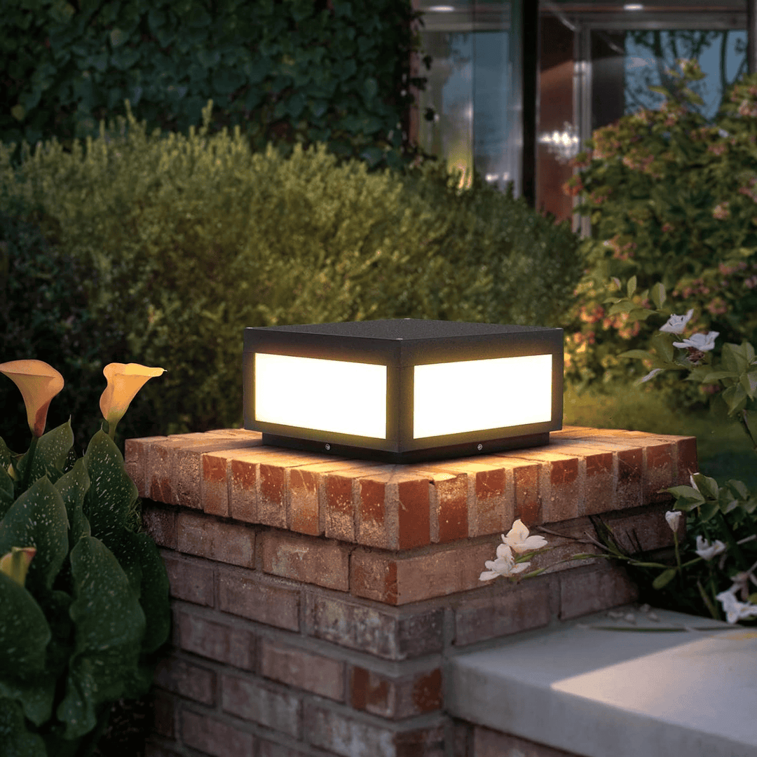 Solar Outdoor Modern Post Light