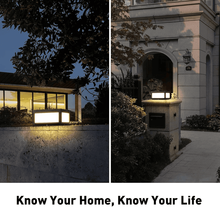 Solar Outdoor Modern Post Light