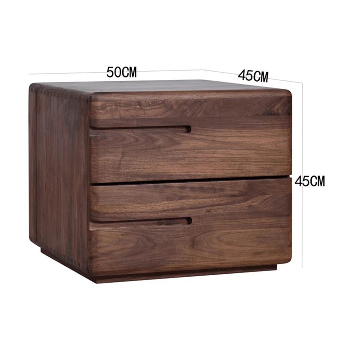 MAS-1355 Masdio Solid Wood Bedside Nightstand