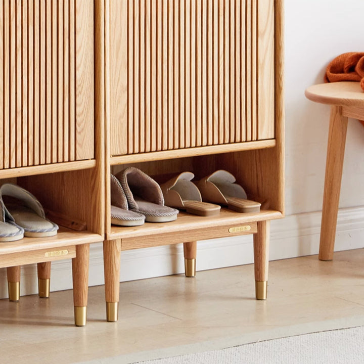 MAS-1343 Masdio Solid Wood Shoe Cabinet Storage