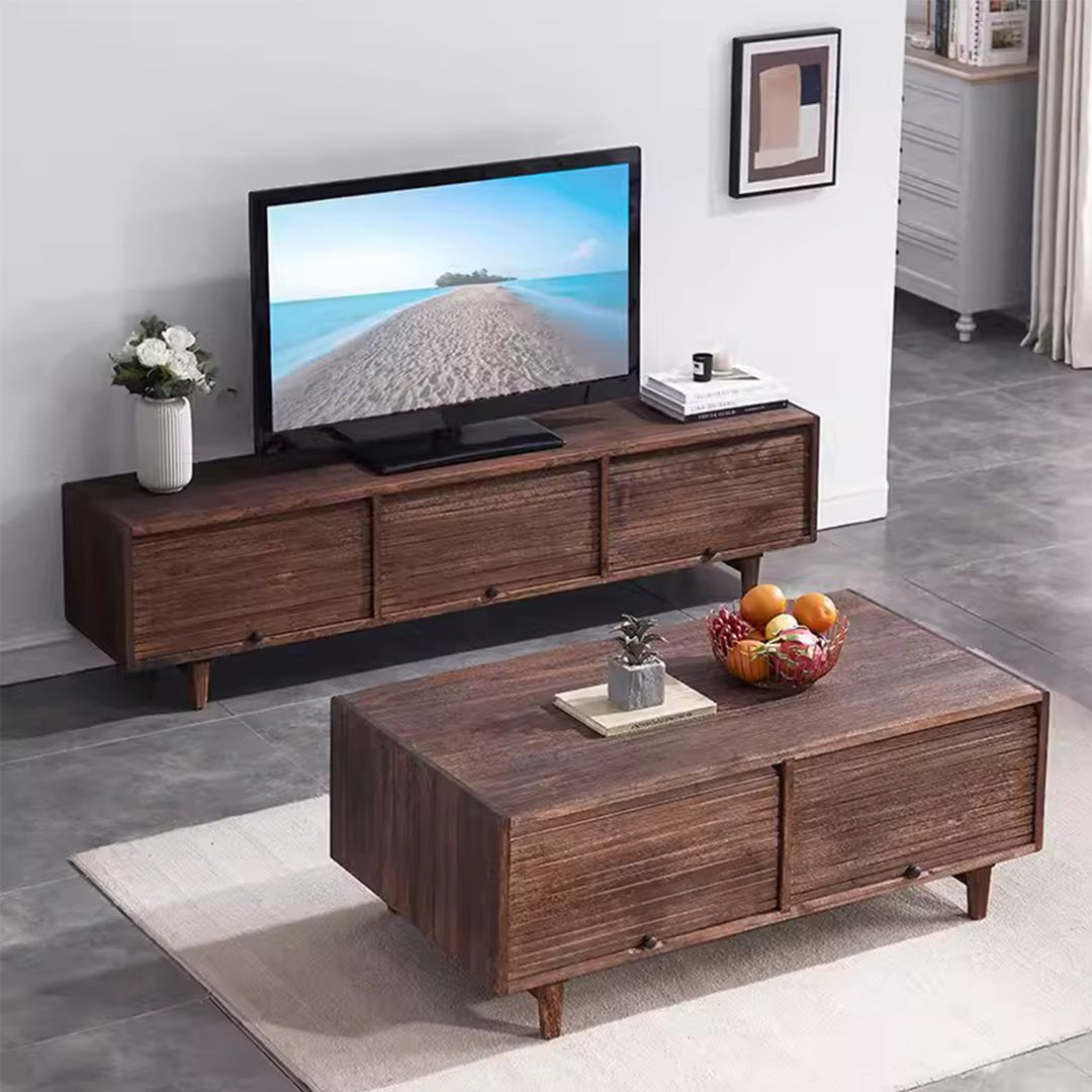 MAS-1351 Masdio Solid Wood TV Stand Console Cabinet Masdio