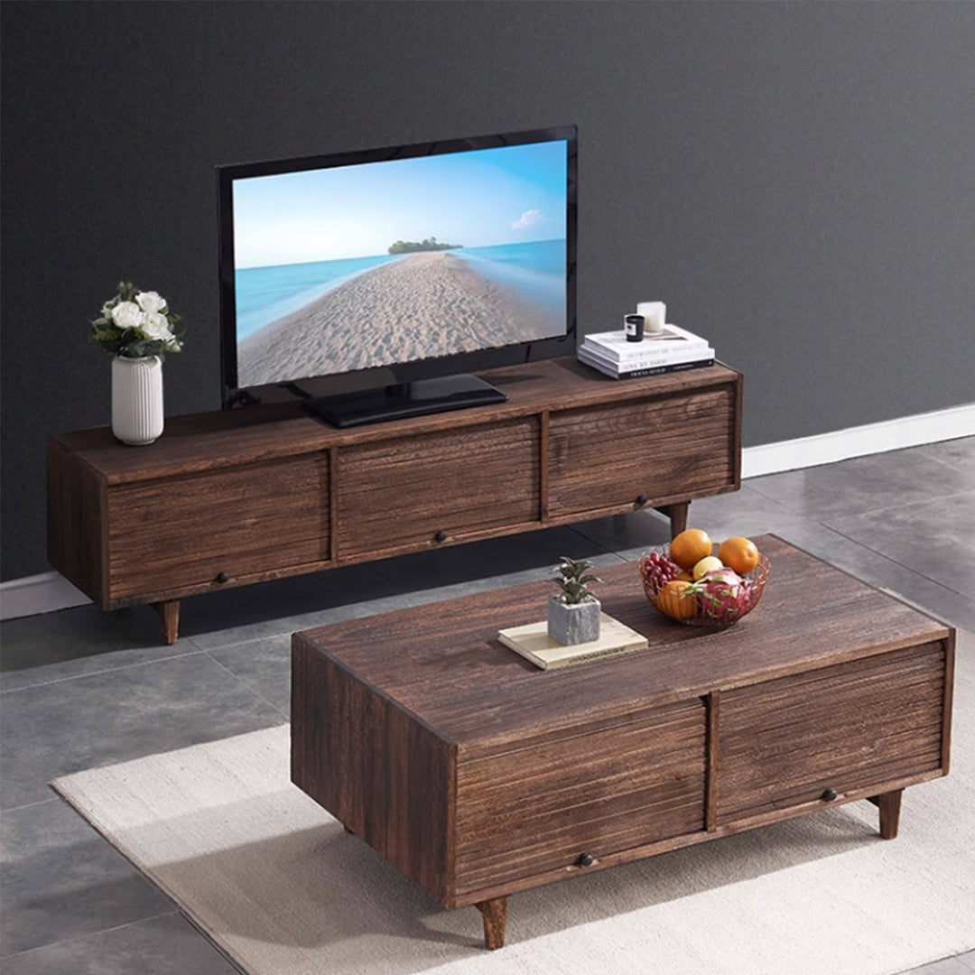 MAS-1351 Masdio Solid Wood TV Stand Console Cabinet Masdio