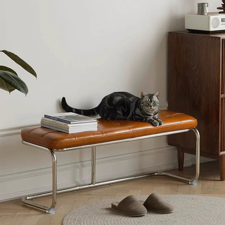 Sophisticated Bench & Ottoman Present Them