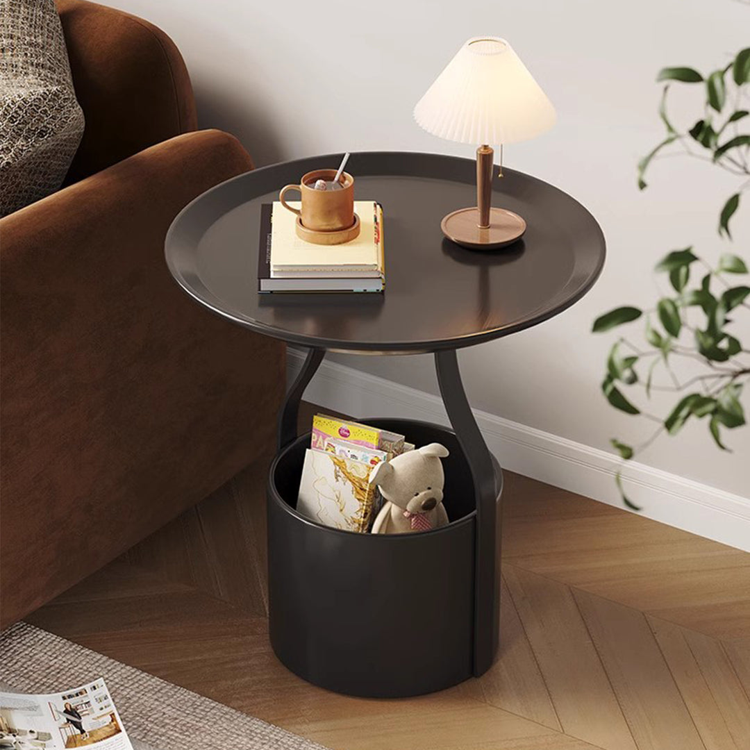 MAS-1258 Madio Storage Side Table with Concealed Compartment