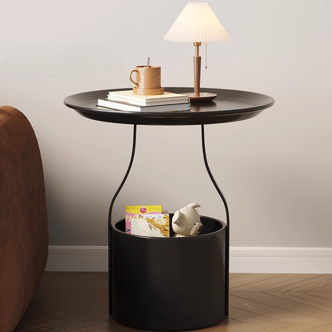 MAS-1258 Madio Storage Side Table with Concealed Compartment