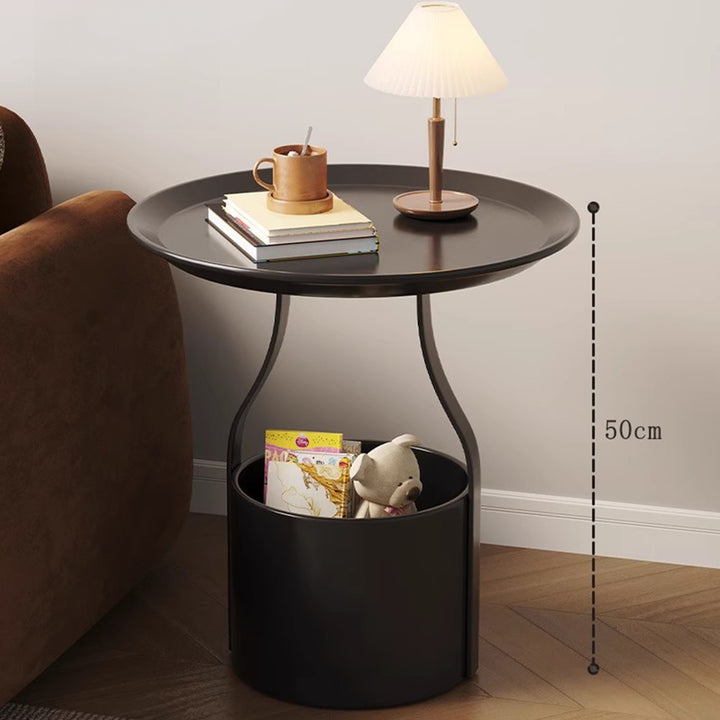 MAS-1258 Madio Storage Side Table with Concealed Compartment Present Them