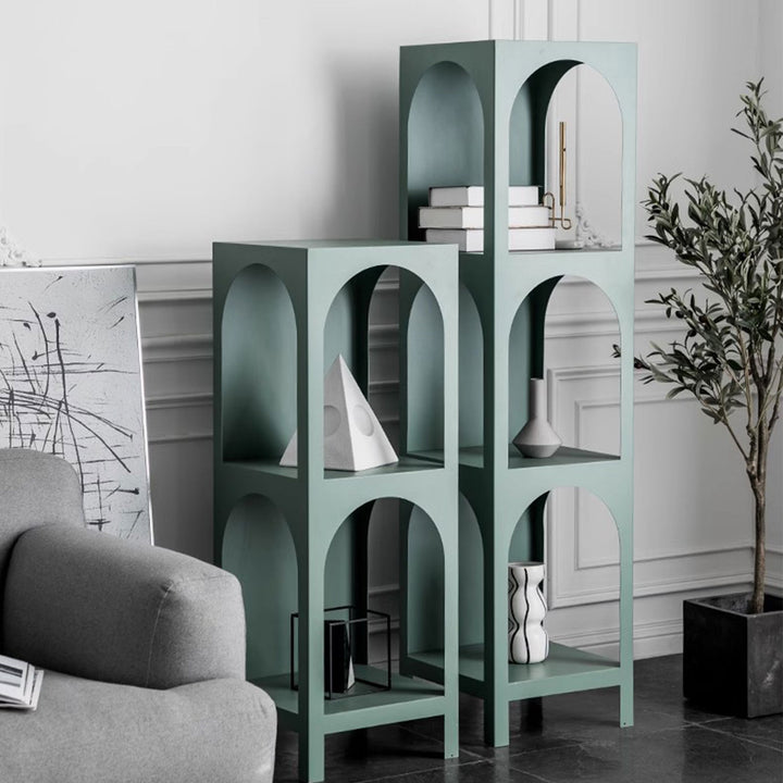 Versatile Carbon Steel Storage Bookcase