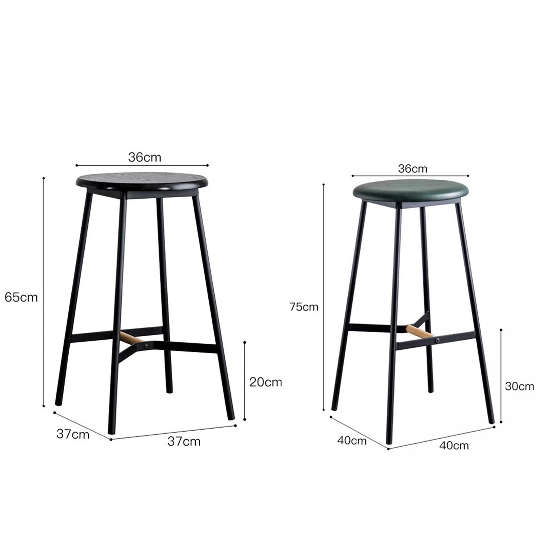 MAS-1304 Masdio Vintage Charm Bar Stool