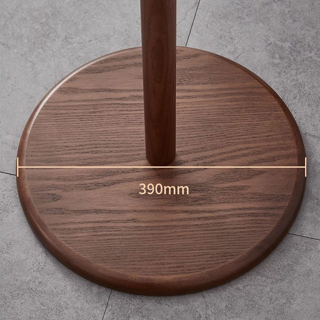 Walnut Rotary Coat Rack