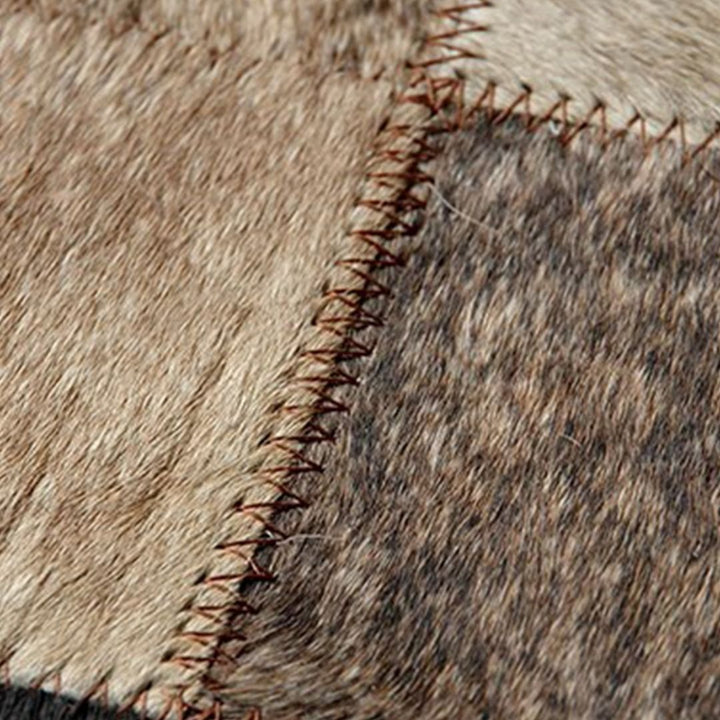 MAS-2338 Masdio NEXIS Modern Cowhide Leather Rug