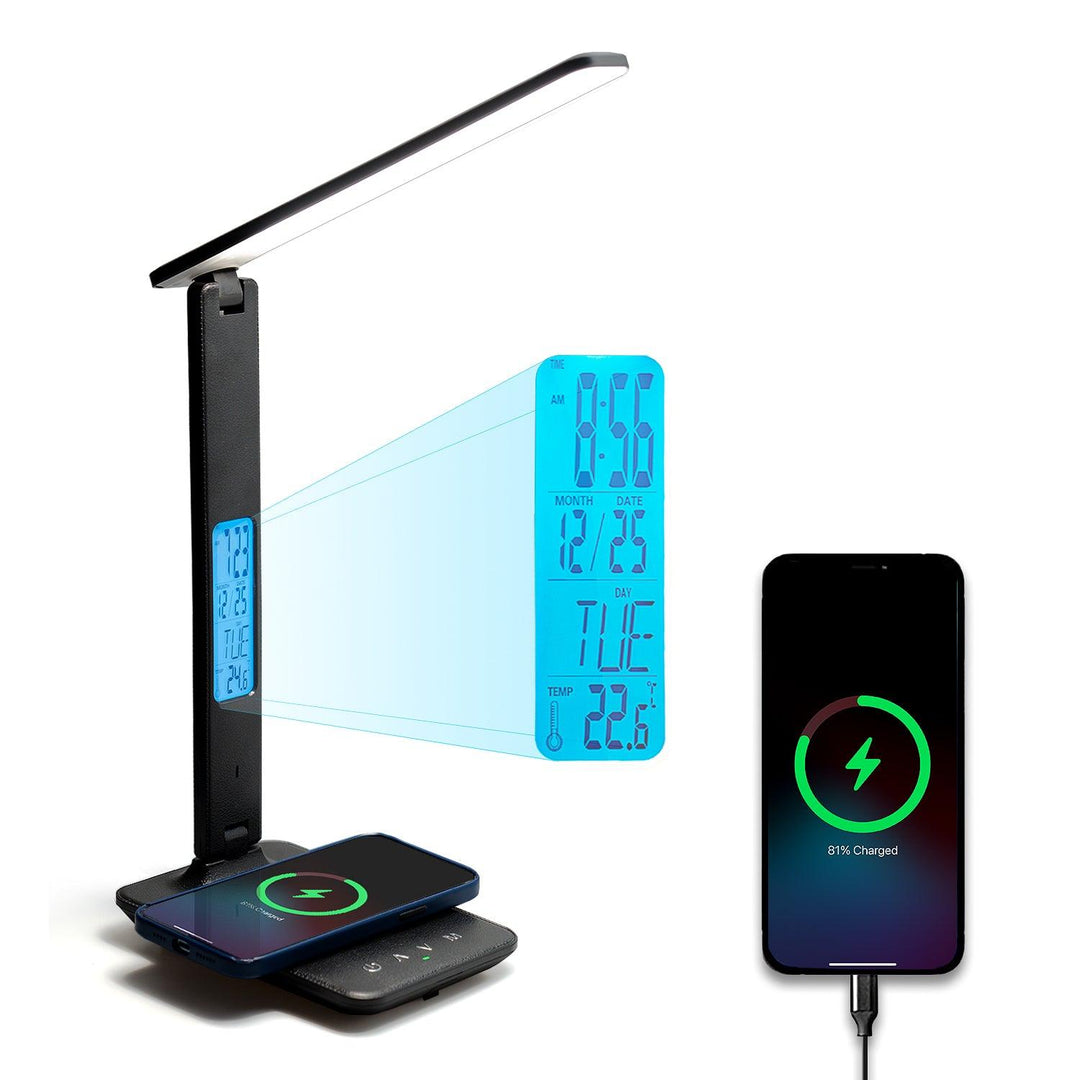 Table Lamp with Wireless Charger