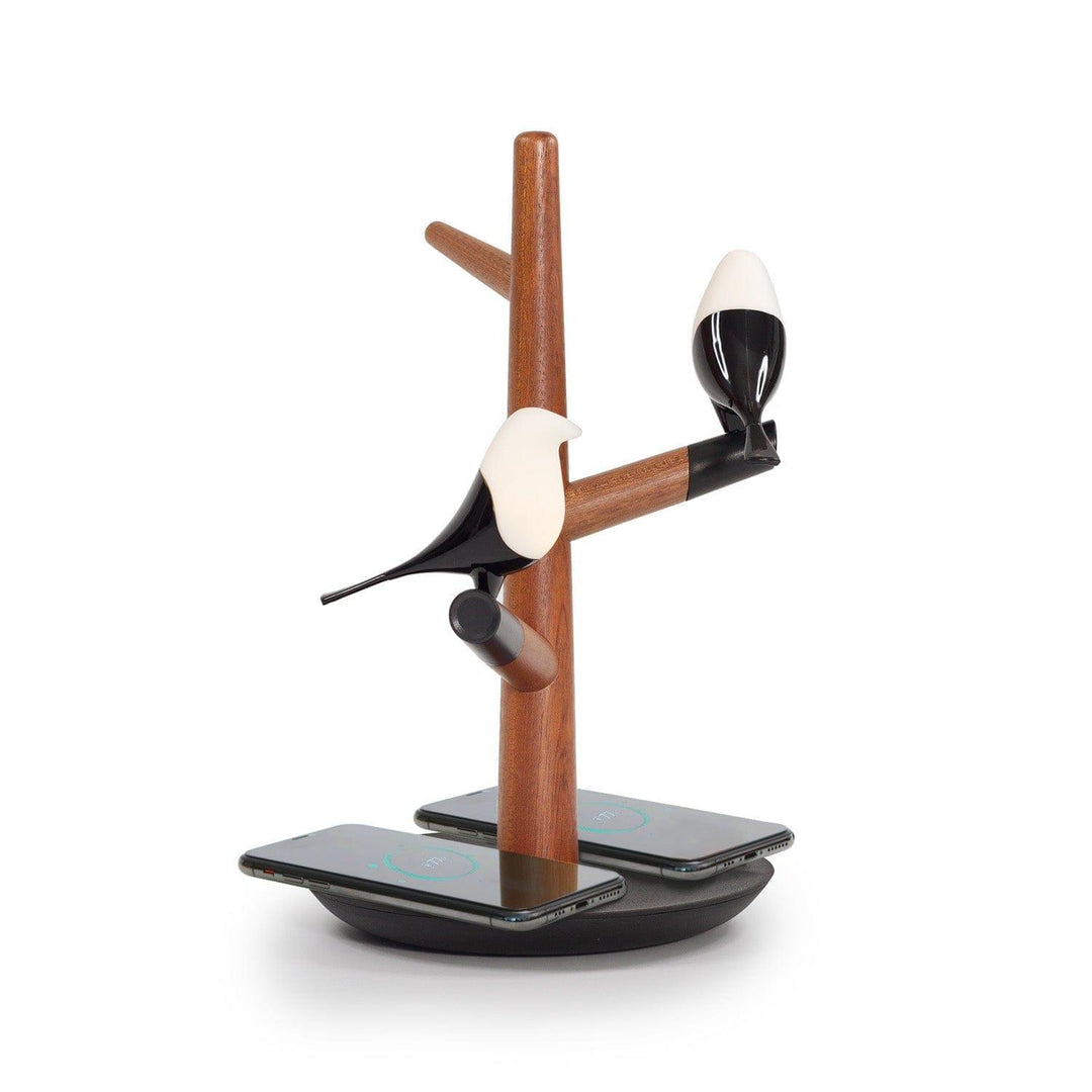 Bird's Lamp with dual wireless charger Present Them