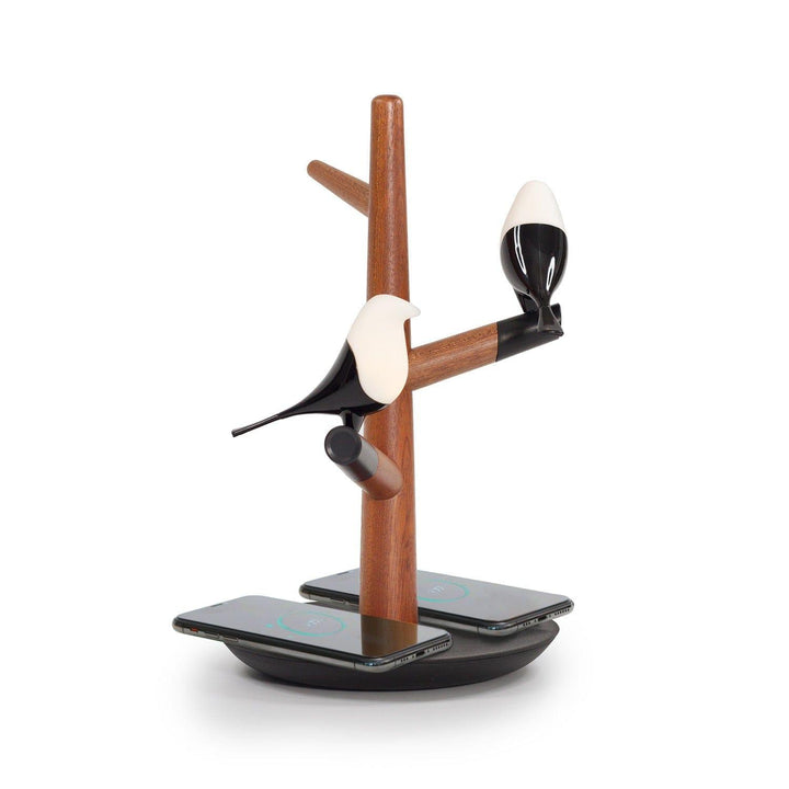 Bird's Lamp with dual wireless charger