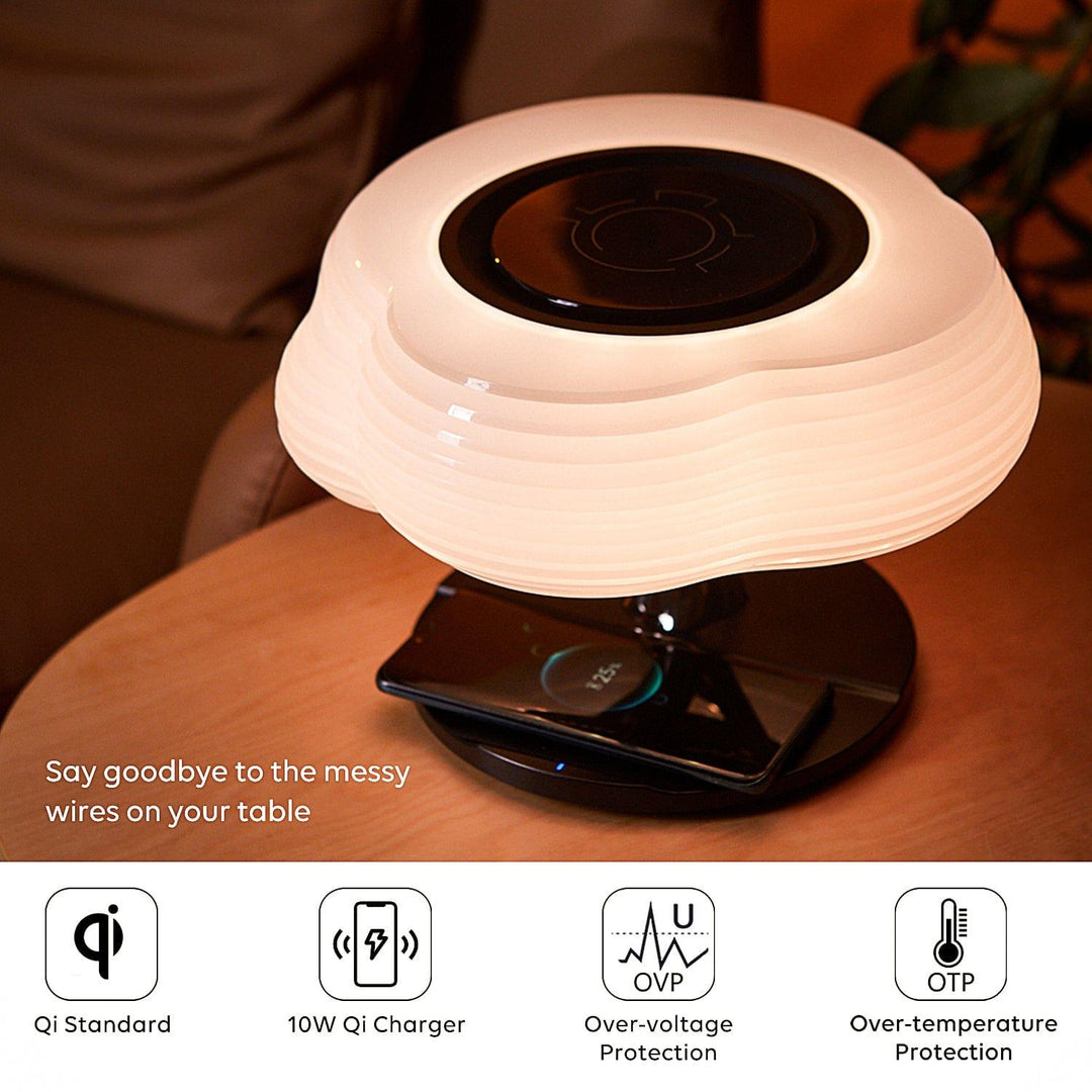 Light of Cloud Wireless Charging Table Lamp