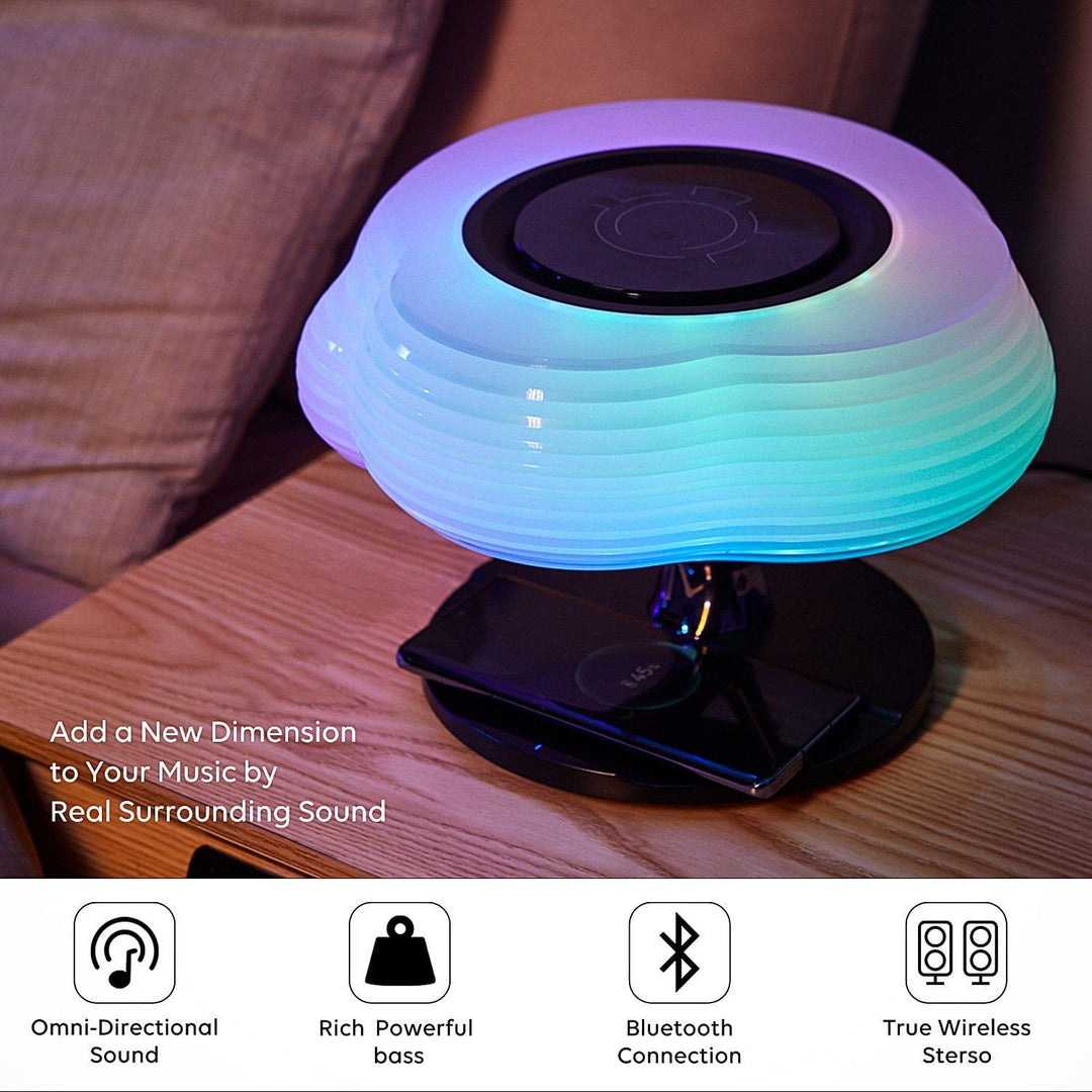 Light of Cloud Wireless Charging Table Lamp