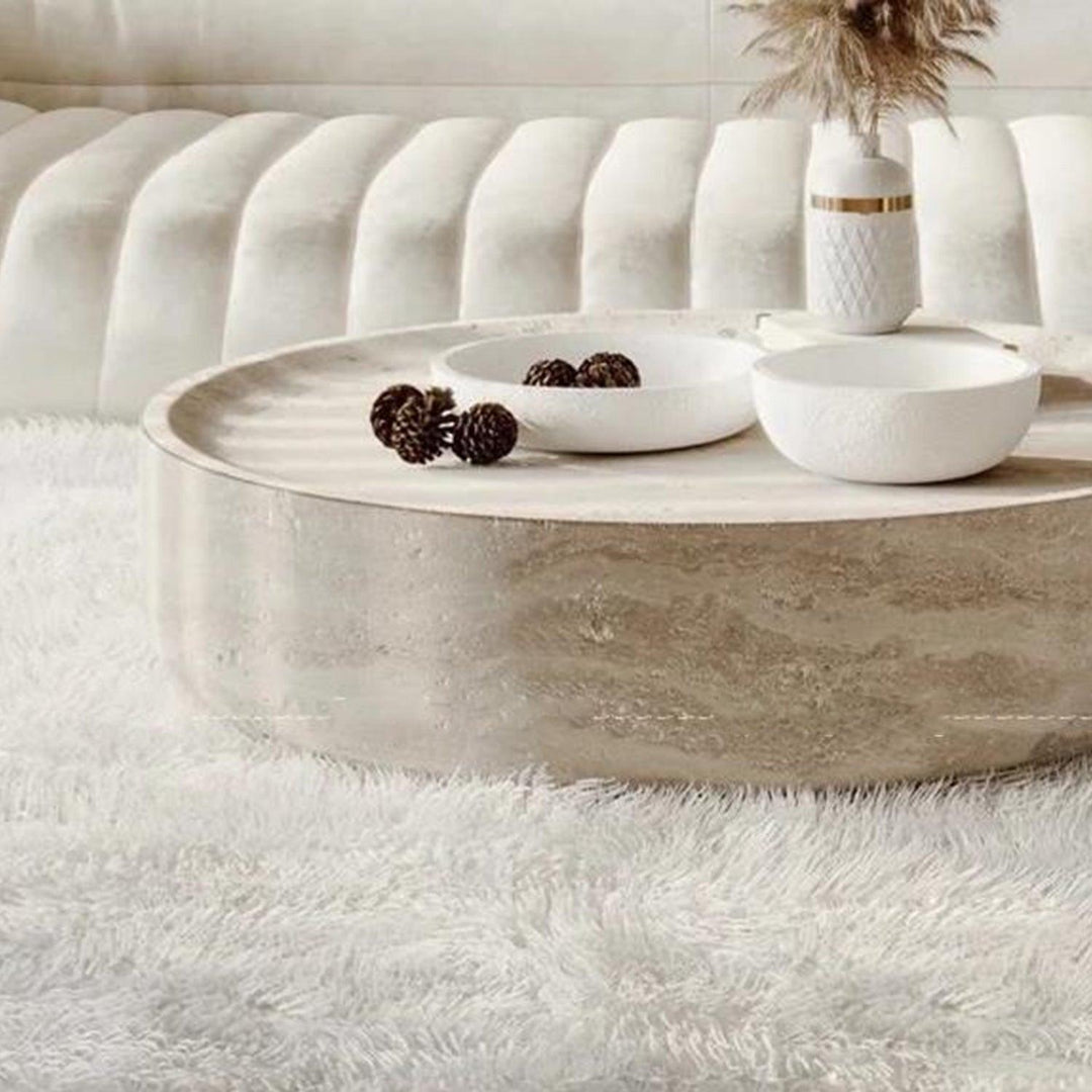 Presenthem Round Stone Coffee Table - Present Them