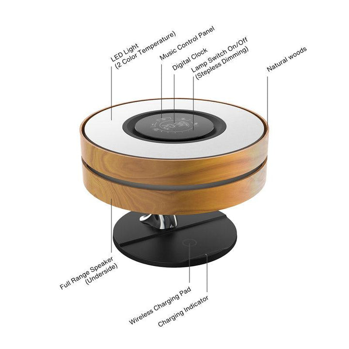 Horizon multifunction Bedside table Lamp - Present Them