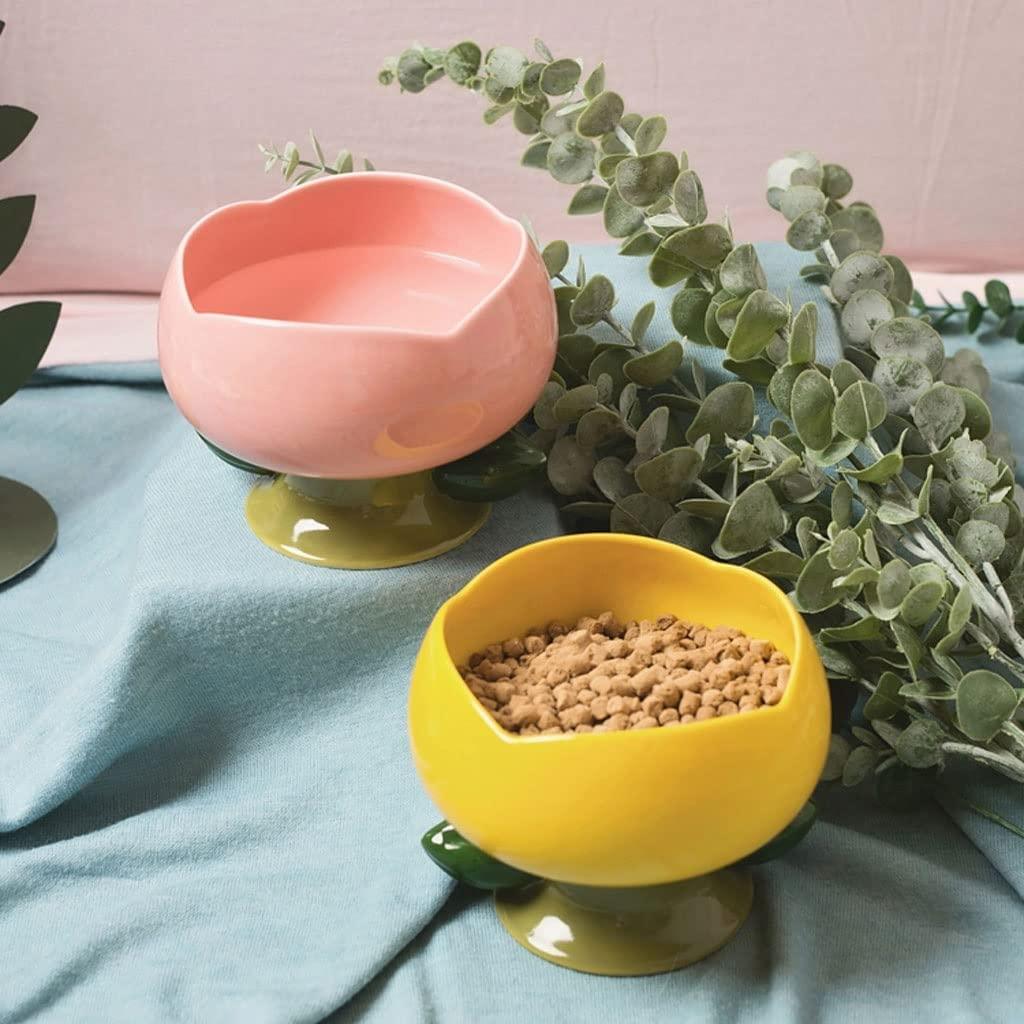 Flower Shape Pet Bowl