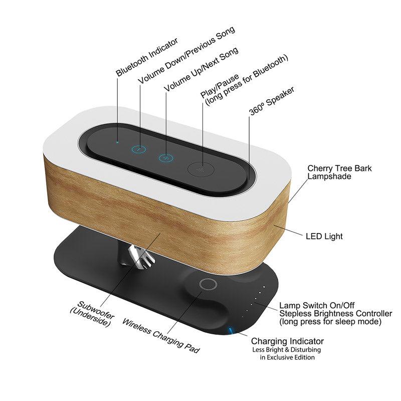 Light of Tree Bedside Lamp Pro - Present Them