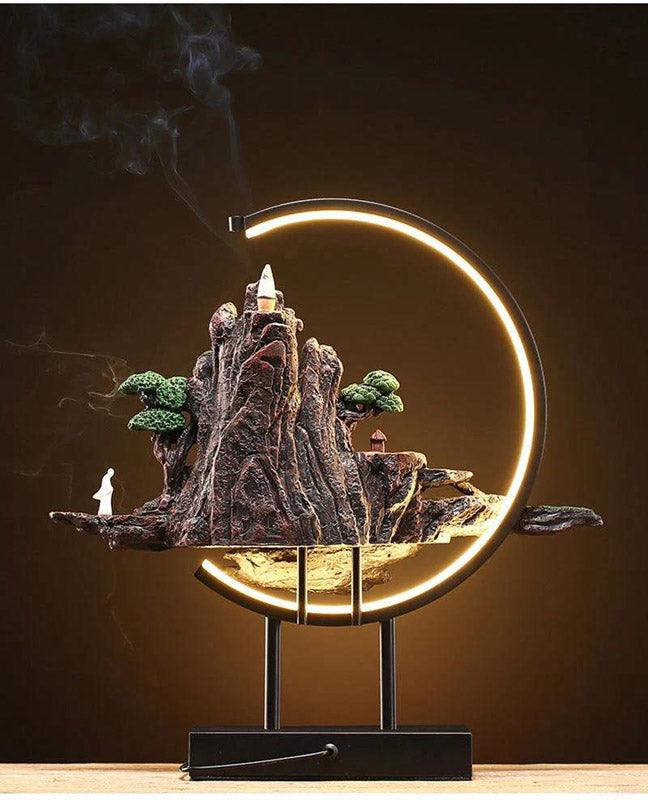 Misty Mountain Incense Burner Lamp - Present Them