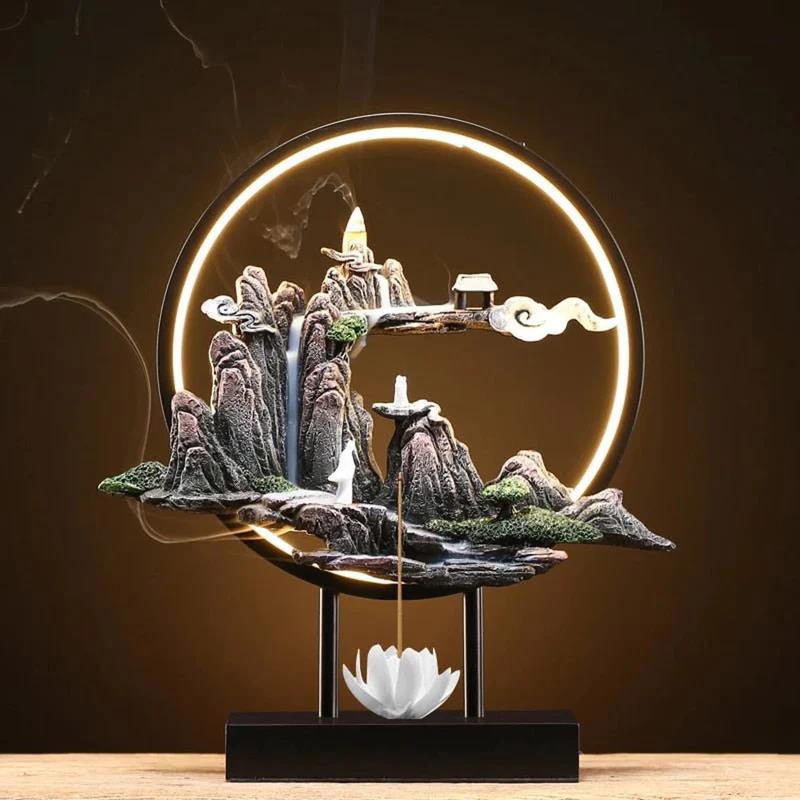 Misty Mountain Incense Burner Lamp - Present Them