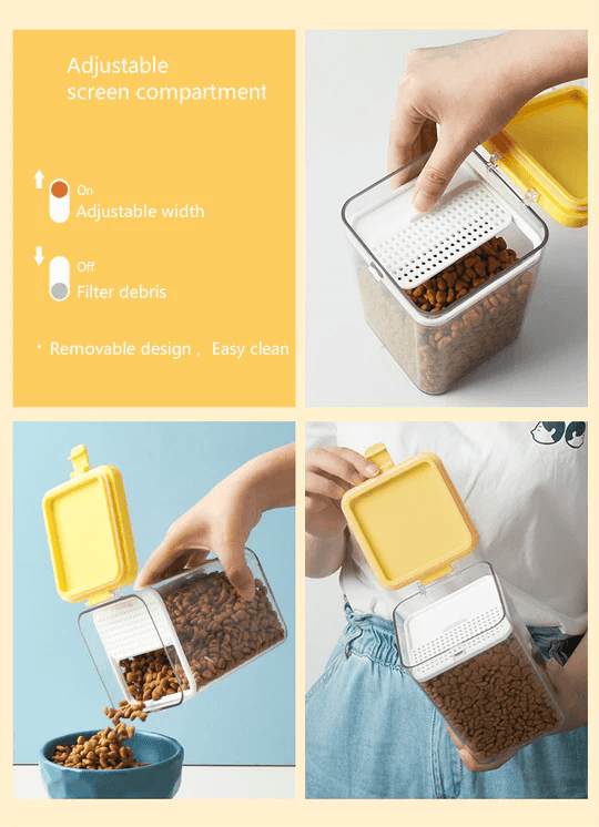 Pet Food Snack Storage