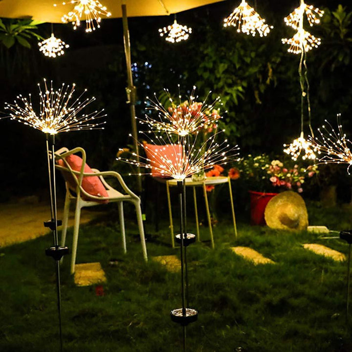 Solar Garden Fireworks Lamp