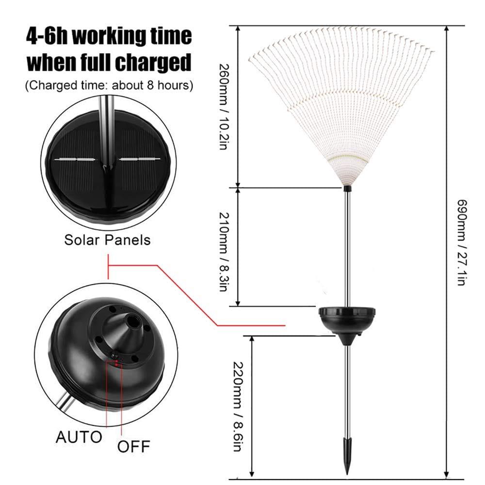 Solar Garden Fireworks Lamp