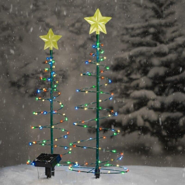 Solar Metal LED Christmas Tree